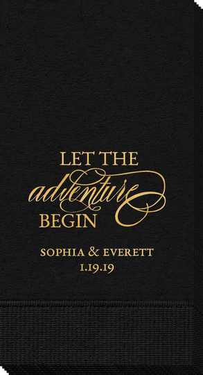 Let the Adventure Begin Guest Towels